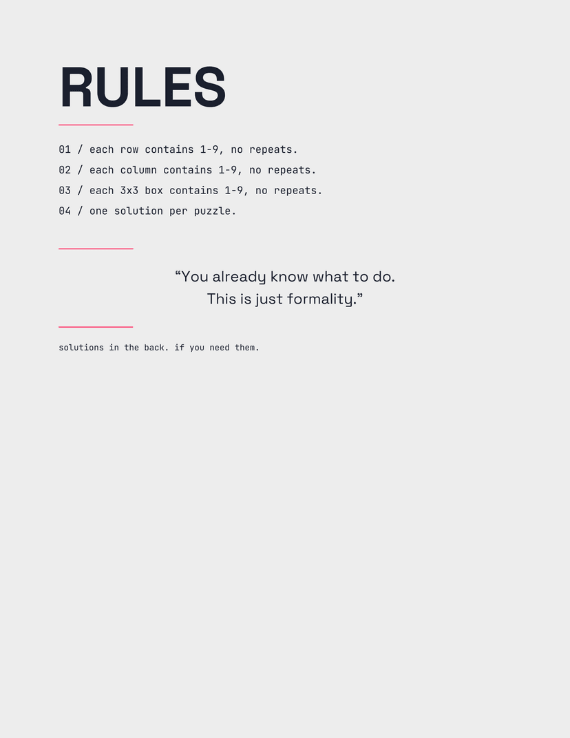 The 9 rules
