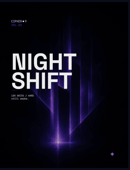 Cipher 9 Sudoku Night Shift cover